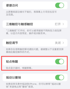 连城苹果授权维修站分享iPhone轻点无法唤醒怎么办 