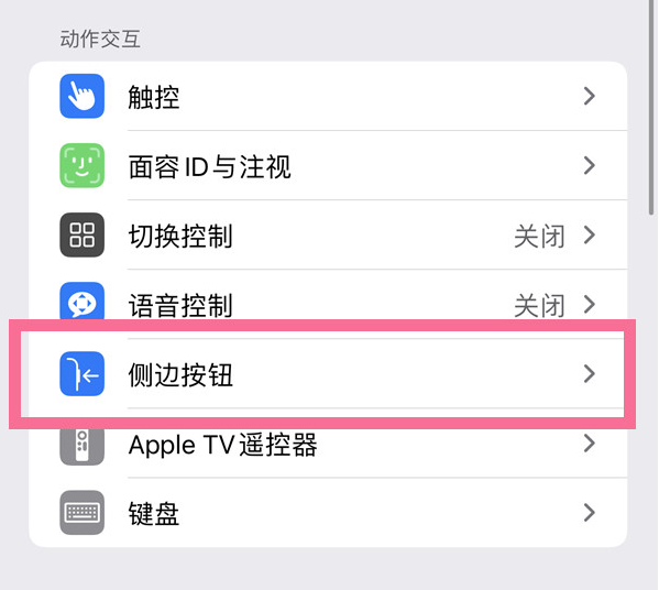 连城苹果14维修店分享iPhone14 Plus侧键双击下载功能关闭方法 