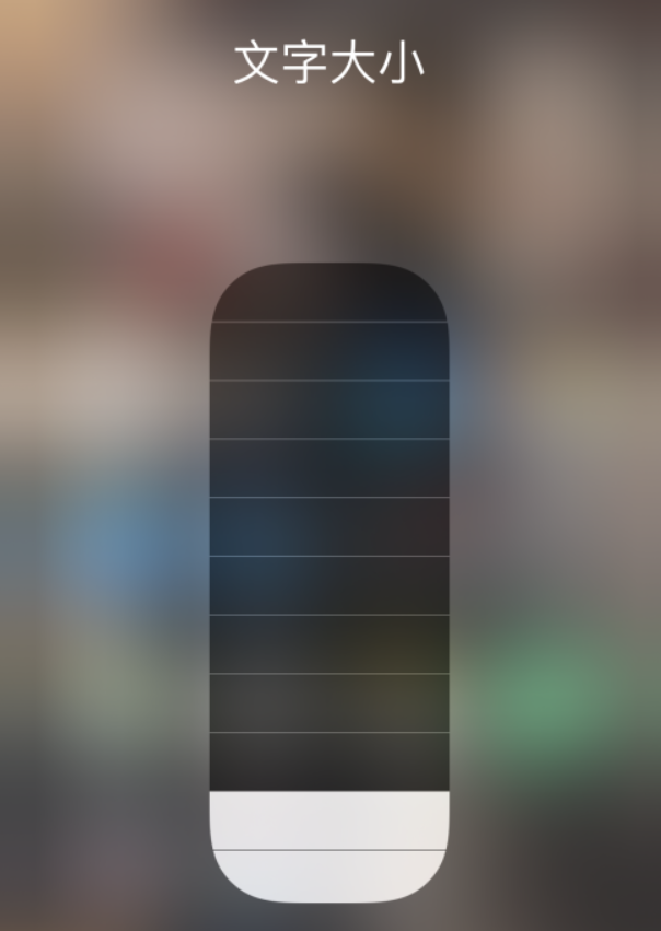 连城苹果手机维修分享小技巧：在 iPhone 控制中心快速调节字体大小 