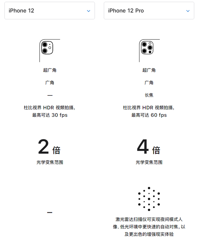 连城苹果手机维修分享苹果 iPhone 12 与 iPhone 12 Pro 选哪款 